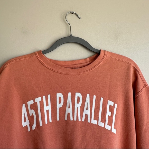 45th Parallel Peach Crew Neck Sweatshirt L - Picture 4 of 12
